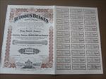 1924 - AUTOBUS BELGES - Bond Certificate - BUS - Belgium