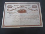 1870's - EAST ALABAMA MINING & SMELTING COMPANY - Stock Certificate - ALA.