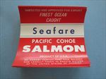  Lot of 100 Old Vintage - SEAFARE - Pacific Cohoe SALMON - LABELS 