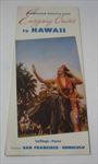 1953 - HAWAIIAN PACIFIC LINE - HAWAII - S.S. ALEUTIAN Steamship TRAVEL BROCHURE