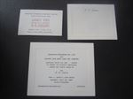 Lot of 3 Old 1950's - HAWAIIAN STEAMSHIP Co. - S.S. LEILANI Steamship - CARDS