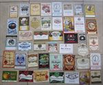 Lot of 43 Old 1930's-1950's - European WINE & LIQUOR LABELS - All Different
