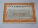 1920's I. MAGNIN & Co.  Stock Certificate - San Francisco CA. - Department Store