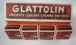 1910's - GLATTOLIN Collar Wax - FULL STORE DISPLAY BOX w/ 12 original wax Boxes