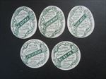 Lot of 5 Old Vintage 1920's - Dr. Blumers / Fatima - Health & Beauty LABELS