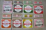  Lot of 1,600 Old Vintage POSTIE'S Beverages - SODA LABELS - McAdoo PA.