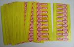 80 Strips of Old Vintage 1960's - McCowan's FIZZY LIZZY - TAFFY Candy Wrappers 