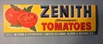  Lot of 100 Old Vintage - Zenith TOMATOES - Labels Kelowna BC Canada 
