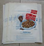  Lot of 10 Old Vintage MARTIN'S Southern Style FRIED CHICKEN Wrappers 