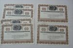 Lot of 10 Old 1930's - WEST END Consol. MINES - Stock Certificates - Tonopah NV.