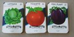  Lot of 150 Old Vintage LETTUCE TOMATO EGG PLANT - SEED PACKETS  EMPTY