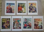 Lot of 7  Old Vintage 1930's - Pantomime Theatre - MINI POSTERS - 5"x7" 