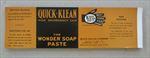  Lot of 50 Old Vintage 1940's WWII - QUICK-KLEAN Soap - CAN  LABELS 