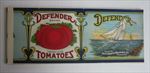  Lot of 25 Old Vintage 1920's - DEFENDER Tomatoes CAN LABELS Trappe MD.