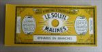  Lot of 100 Old 1930's - Le Soleil SUN - Can LABELS - SPINACH - Yellow
