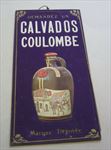 Old Vintage c.1930's - CALVADOS Coulombe - Liquor - ADVERTISING SIGN - French