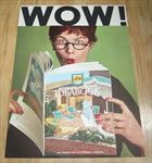 Old 1960's - S&H GREEN STAMP - Advertising - STORE POSTER - IDEABOOK WOW! 
