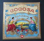 Old Vintage - LA FLOR DE COCOSA - CIGAR Box LABEL - Outer