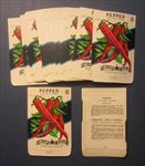  Lot of 25 Old Vintage - Red Cayenne PEPPER SEED PACKETS - EMPTY