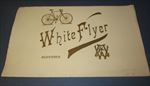  Old Antique - WHITE FLYER - Inner CIGAR LABEL - BICYCLE