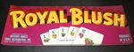 Lot of 100 Old c.1950's - ROYAL BLUSH - Fruit Crate LABELS - POKER CARDS 