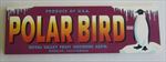  Lot of 100 Old Vintage - POLAR BIRD - Grape LABELS - Reedley CA.