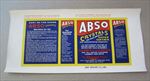 Old Vintage - ABSO Crystals - Water Softner - LABEL - Absorene Mfg. Co. St Louis