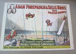 Old Vintage 1960 - ADAM FOREPAUGH CIRCUS - POSTER - Circus World Museum - AUTOS