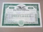 Old 1928 PIG'N WHISTLE CORP - Stock Certificate - Restaurant / Soda Fountain GRN