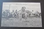 Old Vintage 1907 - CHIEF JOE HEALY and BRAVES - Native American Indian POSTCARD 