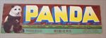 Old Vintage 1940's - PANDA - Bear - Grape LABEL - Parlier CA.