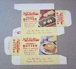 Old Vintage 1960's - Hall Brother DAIRY - BUTTER BOX - Montgomery ALA.