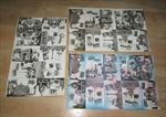 Lot of 30 Old Vintage c.1930's - PARIS FRANCE POSTCARDS - 3 Uncut Sheets of 10 