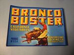  Lot of 50 Old Vintage 1940's - BRONCO BUSTER - Western COWBOY LABELS 