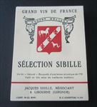  Lot of 100 Old Vintage - SELECTION SIBILLE - French WINE LABELS 