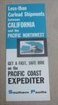 Old Vintage 1956 - S.P. Railroad - Pacific Coast Expediter - FREIGHT Service