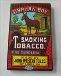  Lot of 50 Old Vintage - ORPHAN BOY - Smoking Tobacco LABELS - Carolina