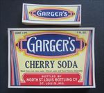  Lot of 200 Old Vintage 1930's GARGER'S - Cherry - SODA LABELS