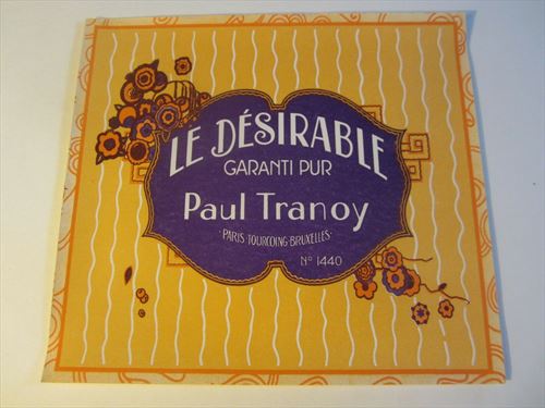 Old Vintage 1940's - French Soap Label - Le Desirable - Paul Tranoy - PARIS 