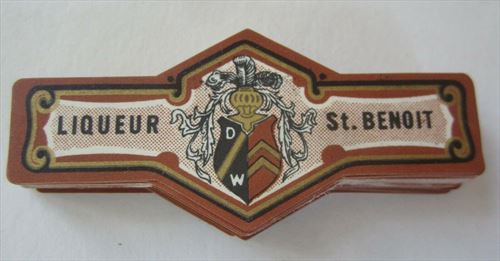  Lot of 100 Old Vintage - St. Benoit - Liqueur - Neck LABELS - Brown