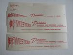 Lot of 10 Old Vintage WESTERN Distributors DAIRY EQUIPMENT Fresno CA. - LABELS 