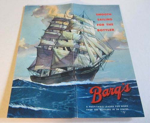Old Vintage 1950's - BARQ'S SODA - Bottler Advertising Booklet - ROOT BEER 