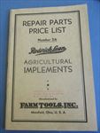 Old Vintage 1939 - Roderick Lean Agricultural Implements - CATALOG - Farm Tools