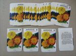  Lot of 50 Old Vintage MARIGOLD French Dwarf Flower SEED PACKETS  Empty