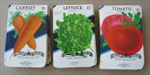  Lot of 150 Old Vintage - LETTUCE TOMATO CARROT - SEED PACKETS  EMPTY