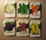  Lot of 150 Old Vintage Vegetable SEED PACKETS - Pepper Cucumber Squash