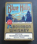  lot of 100 Old 1930's - BLUE HILL - Whiskey LABELS - Boston - 1/2 PINT