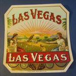  Old Antique - LAS VEGAS - Outer CIGAR LABEL - Plantation