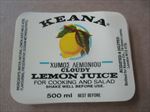  Lot of 100 Old Vintage - KEANA Lemon Juice - LABELS - London England 