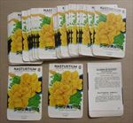  Lot of 50 Old Vintage - NASTURTIUM Golden Flower  SEED PACKETS Empty